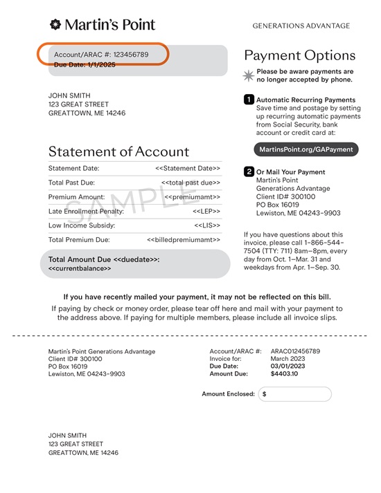 ga invoice web sample