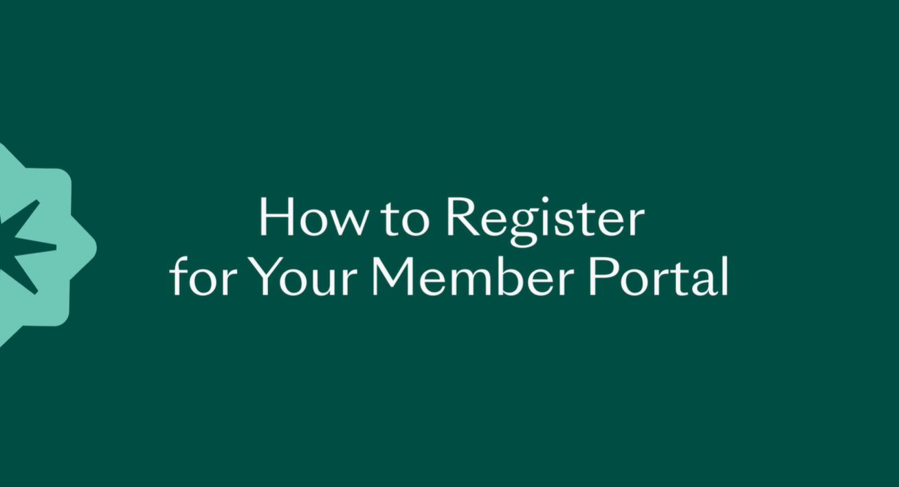 Member portal registration video thumbnail