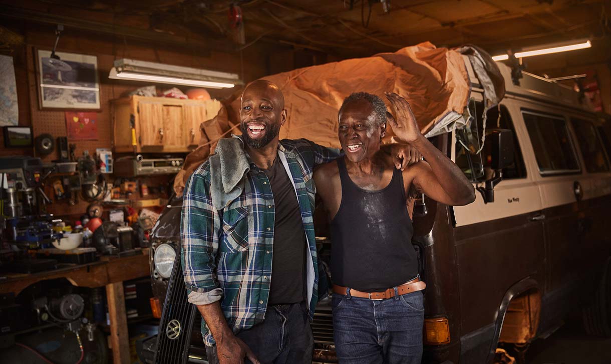 men working in garage