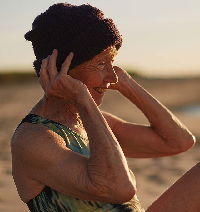 Woman on beach