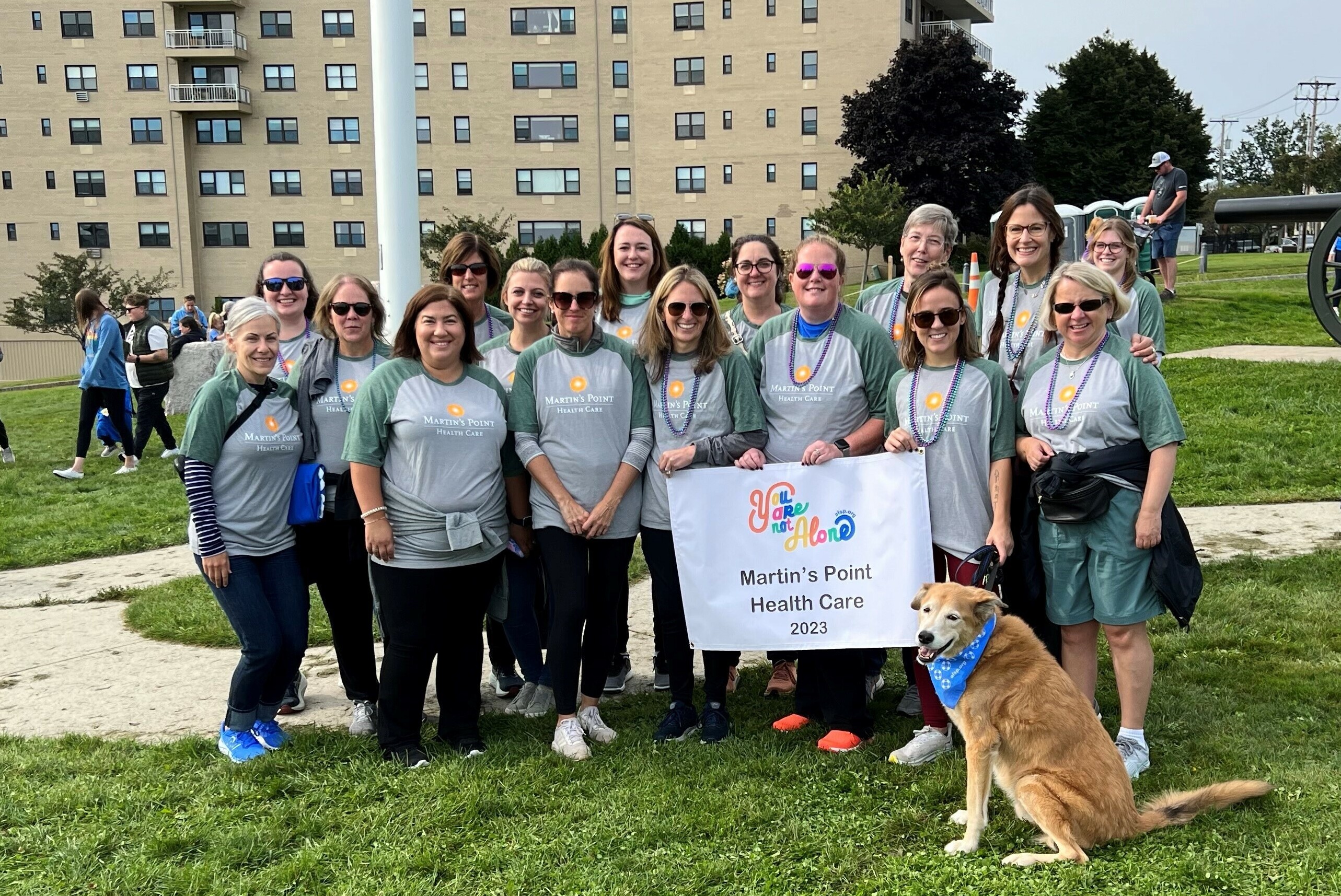 AFSP Out of the Darkness group photo