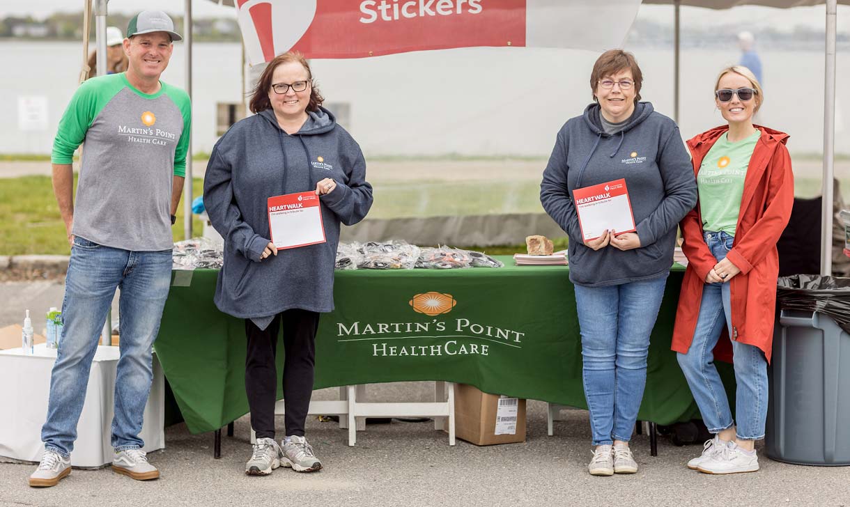 Martin's Point staff at event