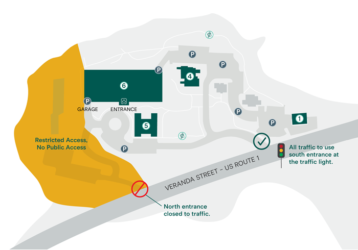 Veranda Campus map for 2025 construction project