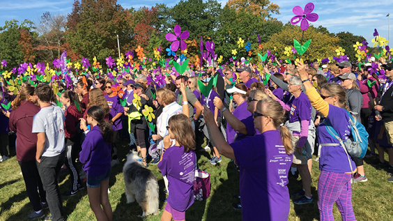 Alzheimer's Association of Maine volunteer group shot.