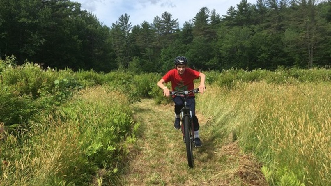 kid biking