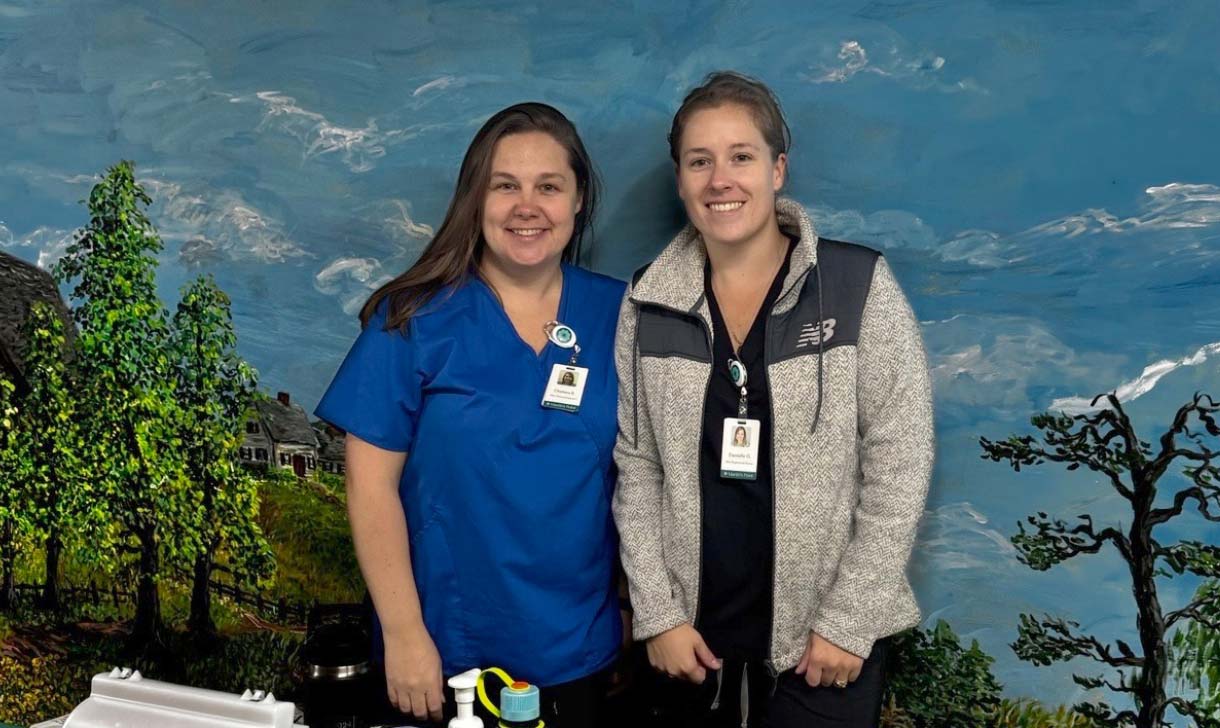 two people posing for a photo