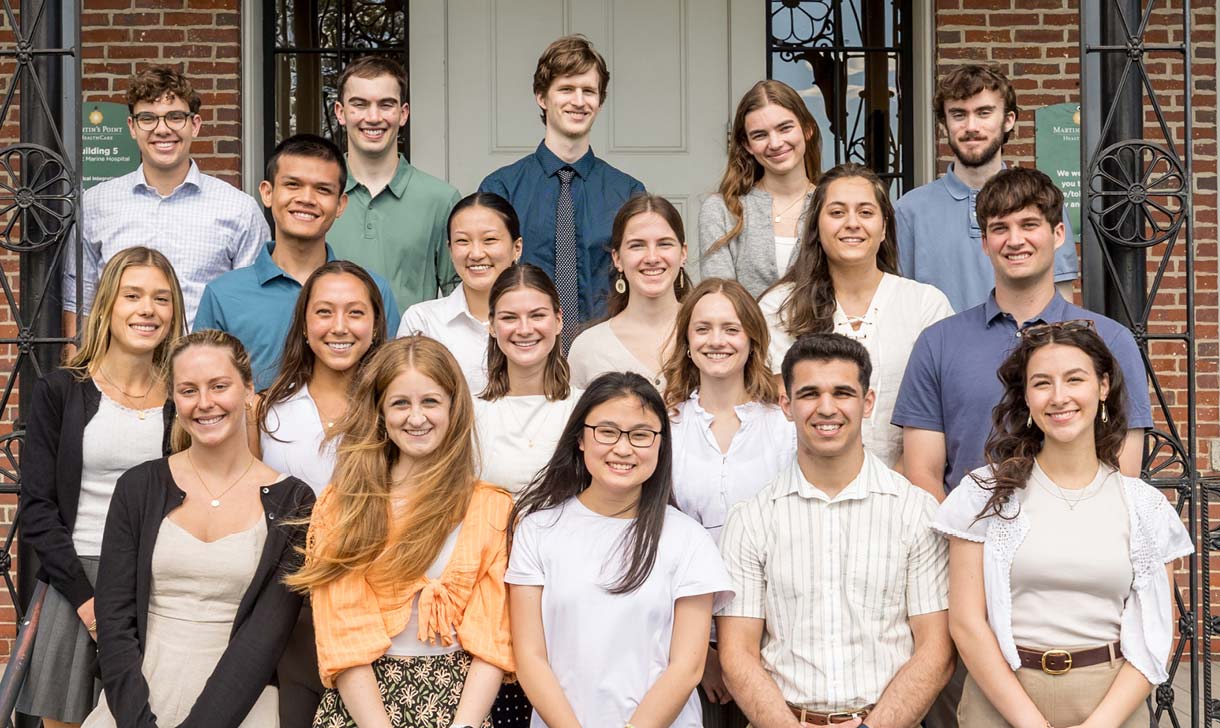 interns group photo