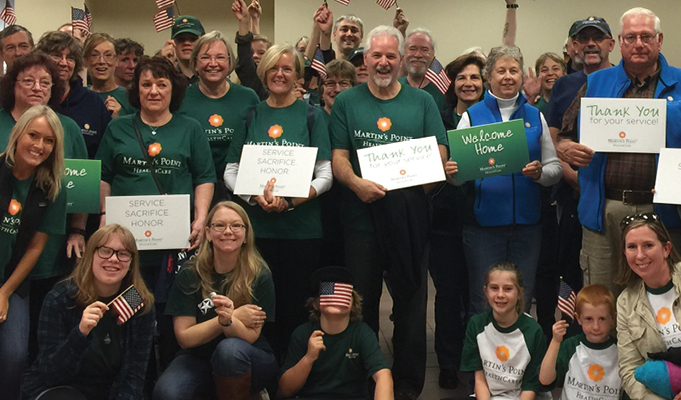 Honor Flight volunteers