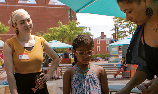 people at book festival