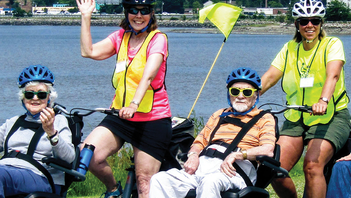 Portland Wheelers event participants