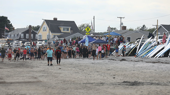 special surfer beach event