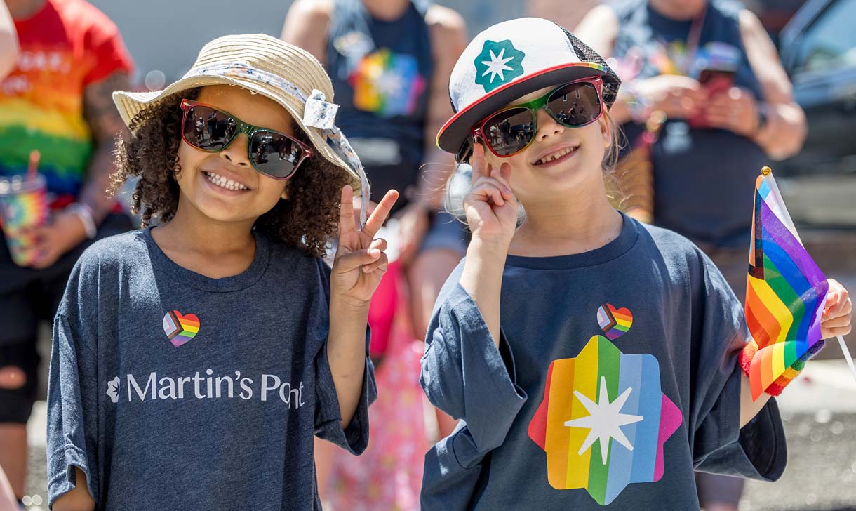 people at pride parade