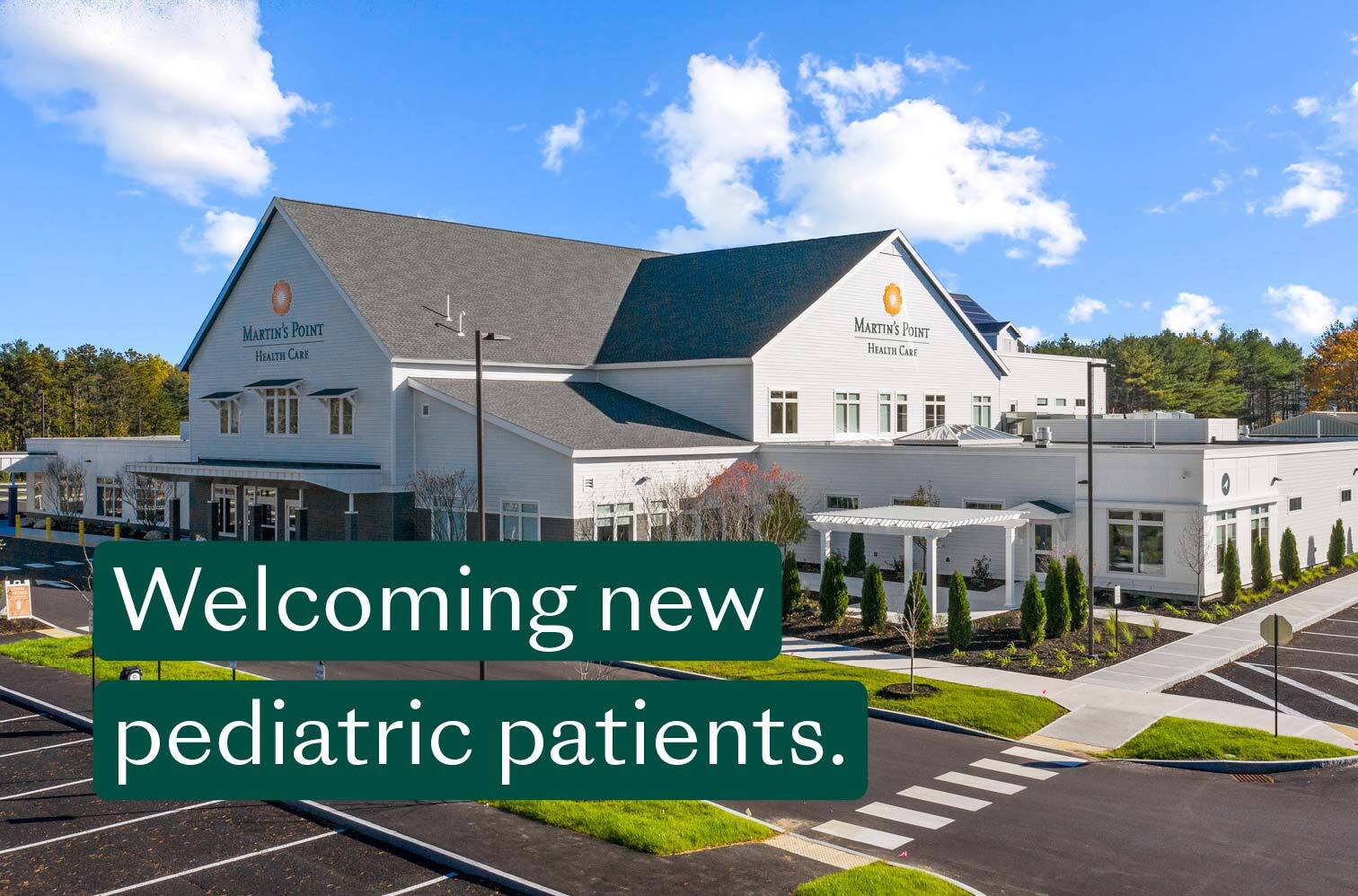 welcoming new pediatric patients banner