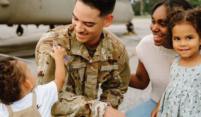 Military families and eligibility