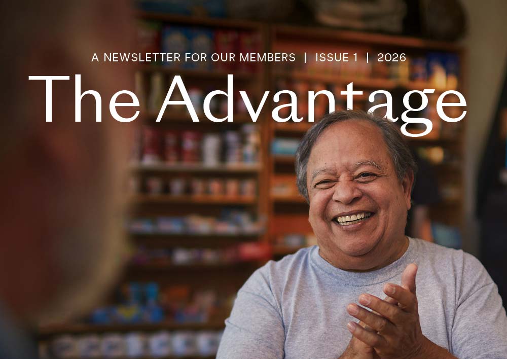 The Advantage newsletter cover for Generations Advantage members Issue 1 2026.