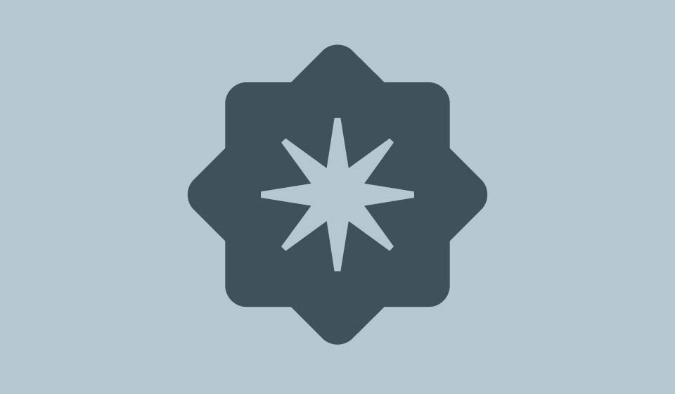 Martin’s Point brand medallion in dark blue on a light blue background.