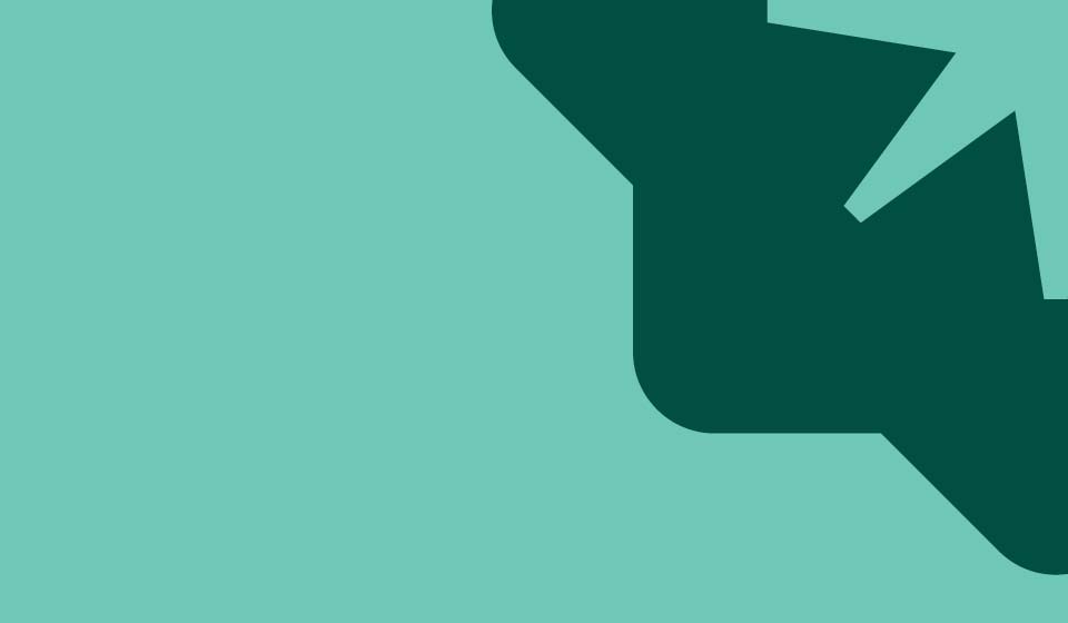 Cropped Martin’s Point brand medallion in dark green on a seafoam background.